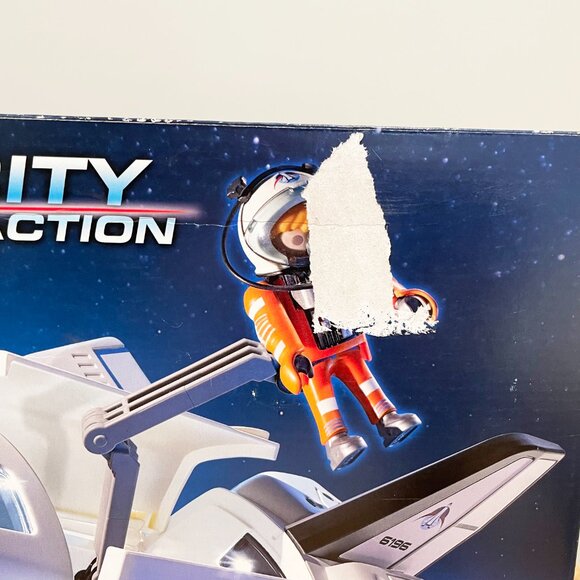 Playmobil 6196 Space Shuttle Ship City Action Rare Brand New 2014 Box Damage - Picture 2 of 5